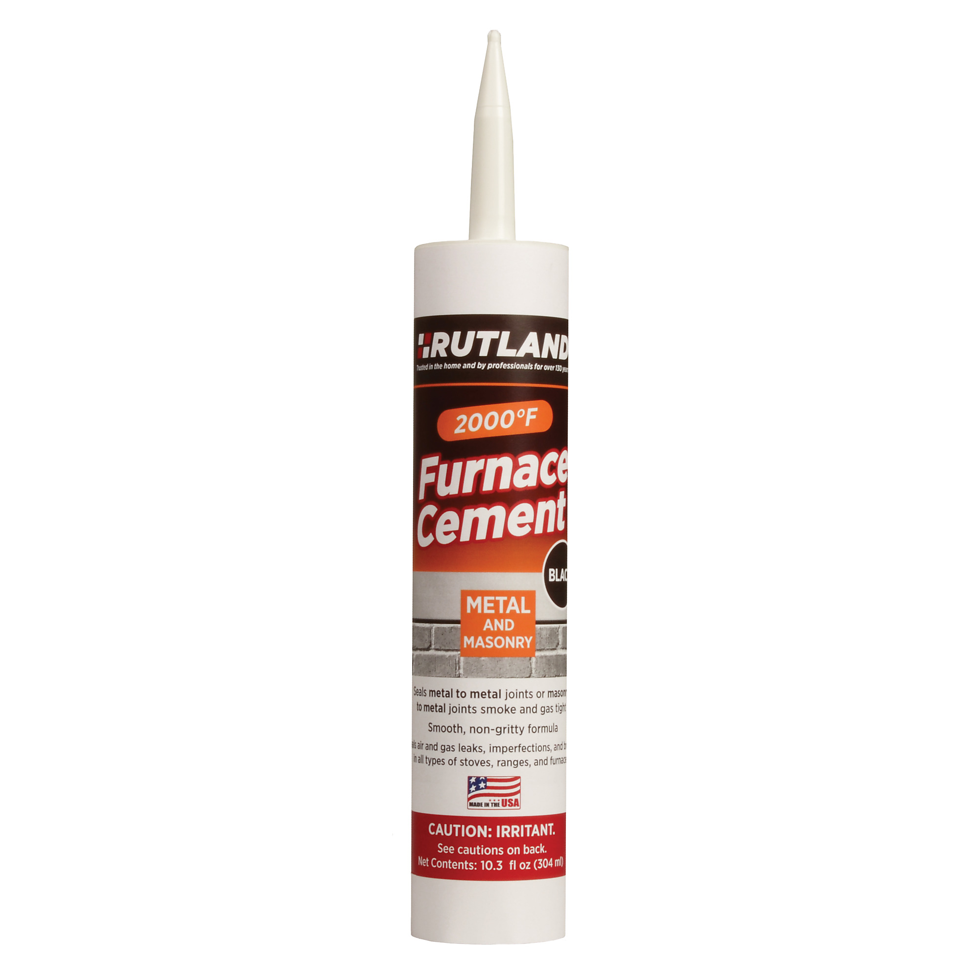 Rutland, Furnace Cement, 10 fl oz. Cartridge, Model# 64C